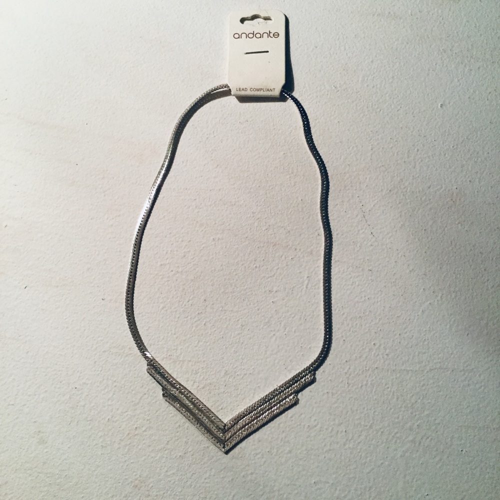 Dainty ANDANTE silver necklace